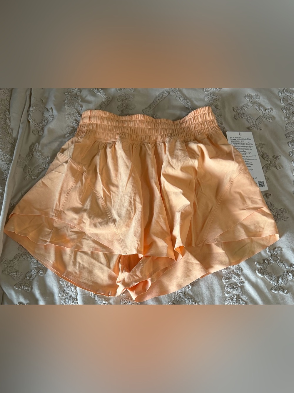 lululemon athletica Peach Elastic-Waist Active Skort